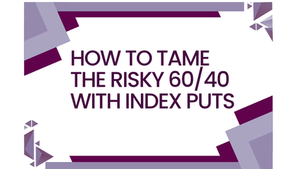 How to tame the Risky 6040 with Index puts